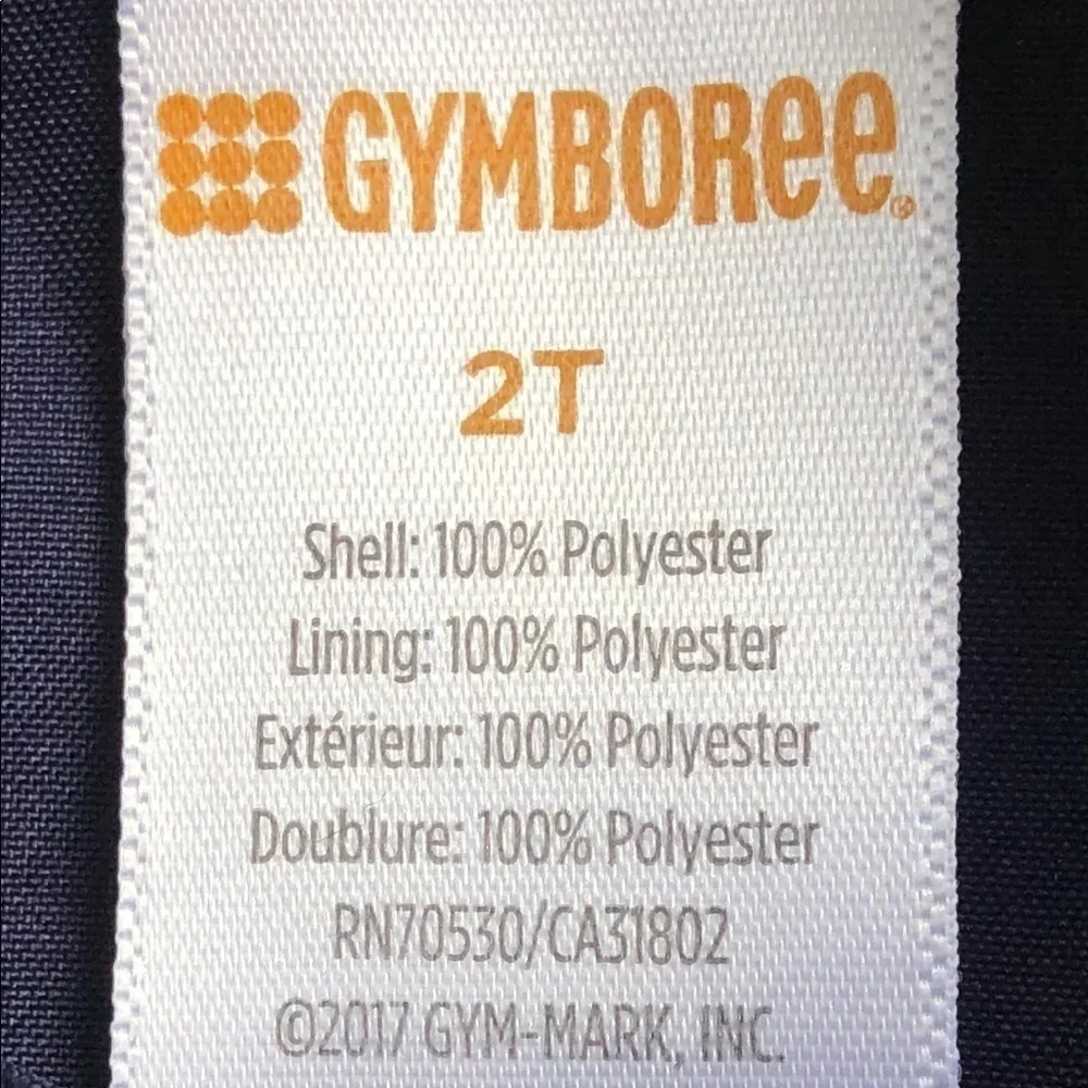 GYMBOREE, stunning navy blue shimmer dress with gold bows, size 2T